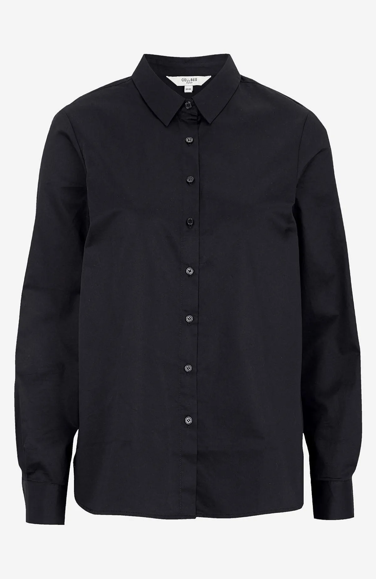 Cellbes of Sweden Skjorta i bomullssatin Svart New
