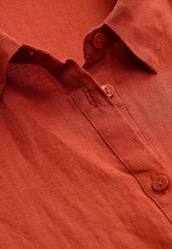 Cellbes of Sweden Skjortklänning Premium i lin Rost Online