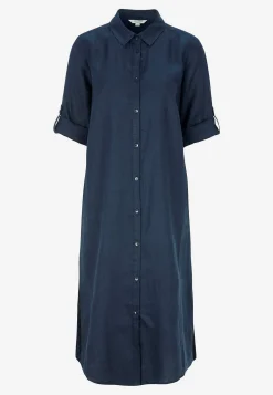 Cellbes of Sweden Skjortklänning Premium i lin Marin Clearance