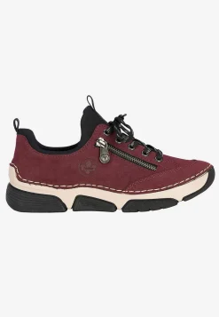 Rieker Slip-on sneaker Vinröd Discount