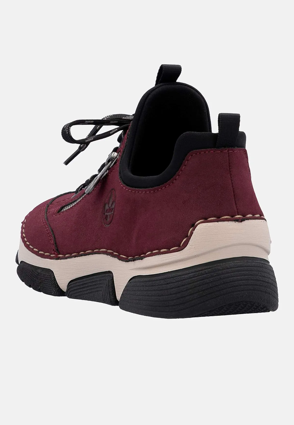 Rieker Slip-on sneaker Vinröd Discount