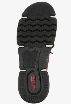 Rieker Slip-on sneaker Vinröd Discount