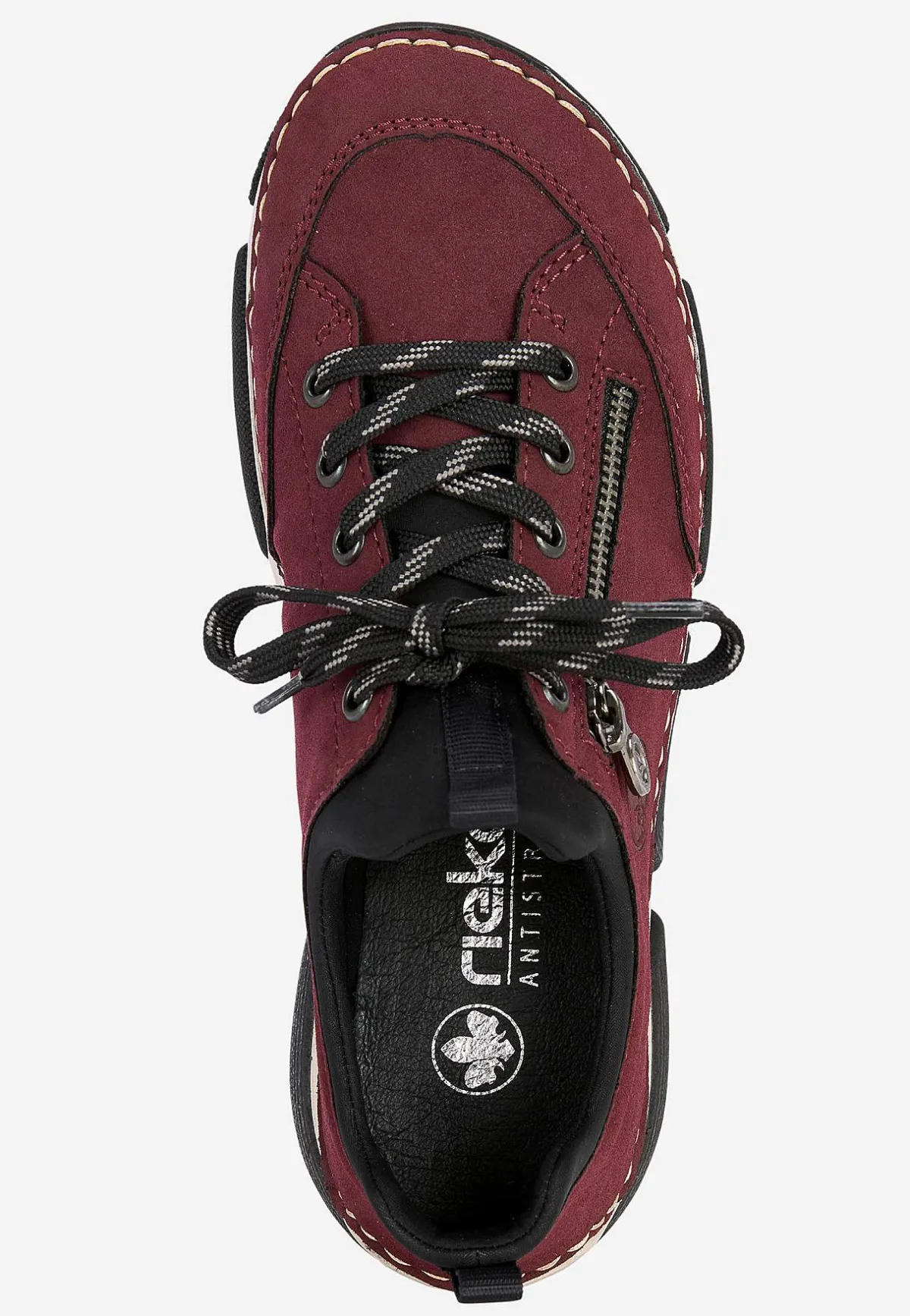 Rieker Slip-on sneaker Vinröd Discount