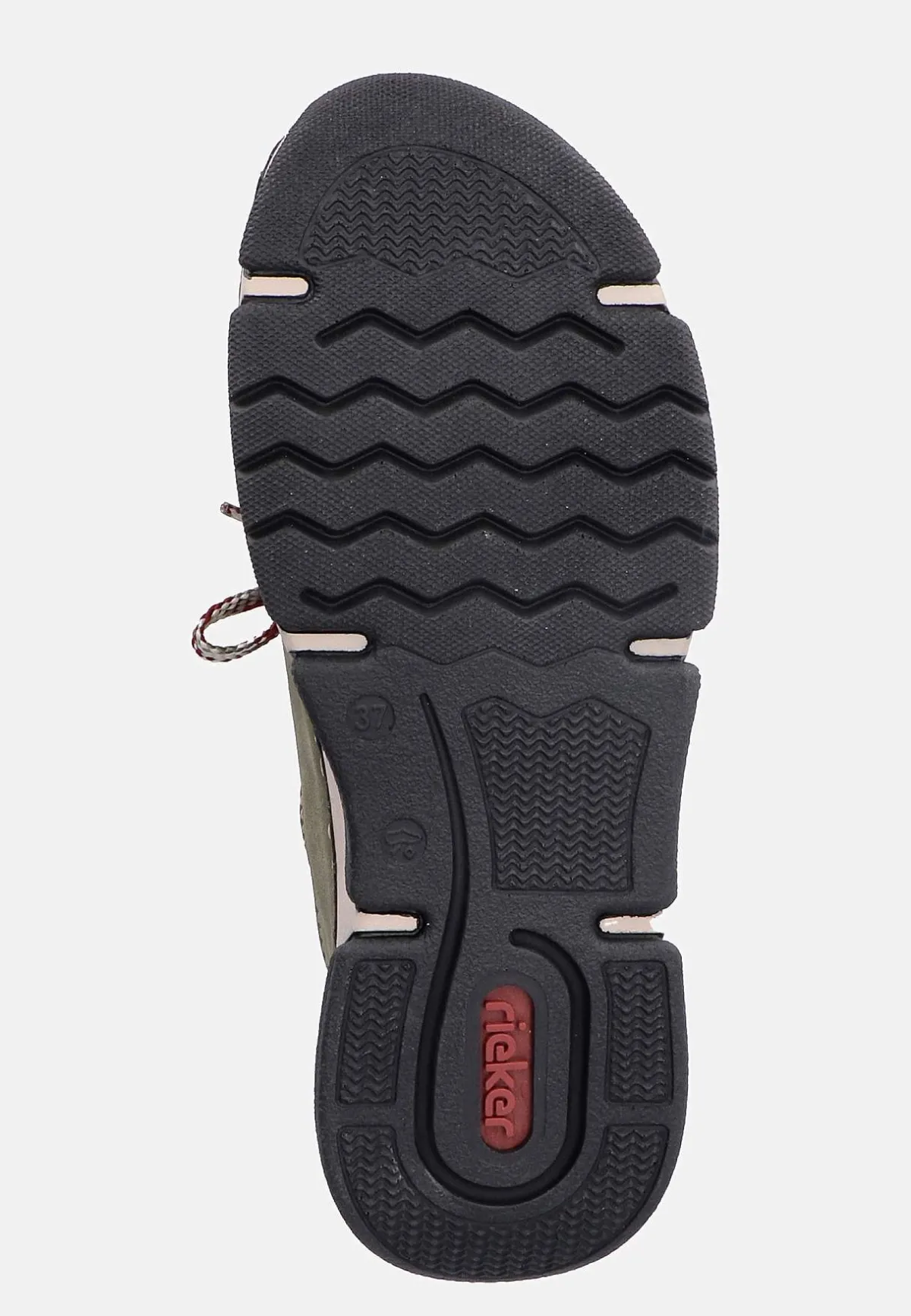 Rieker Slip-on sneaker Vinröd Discount