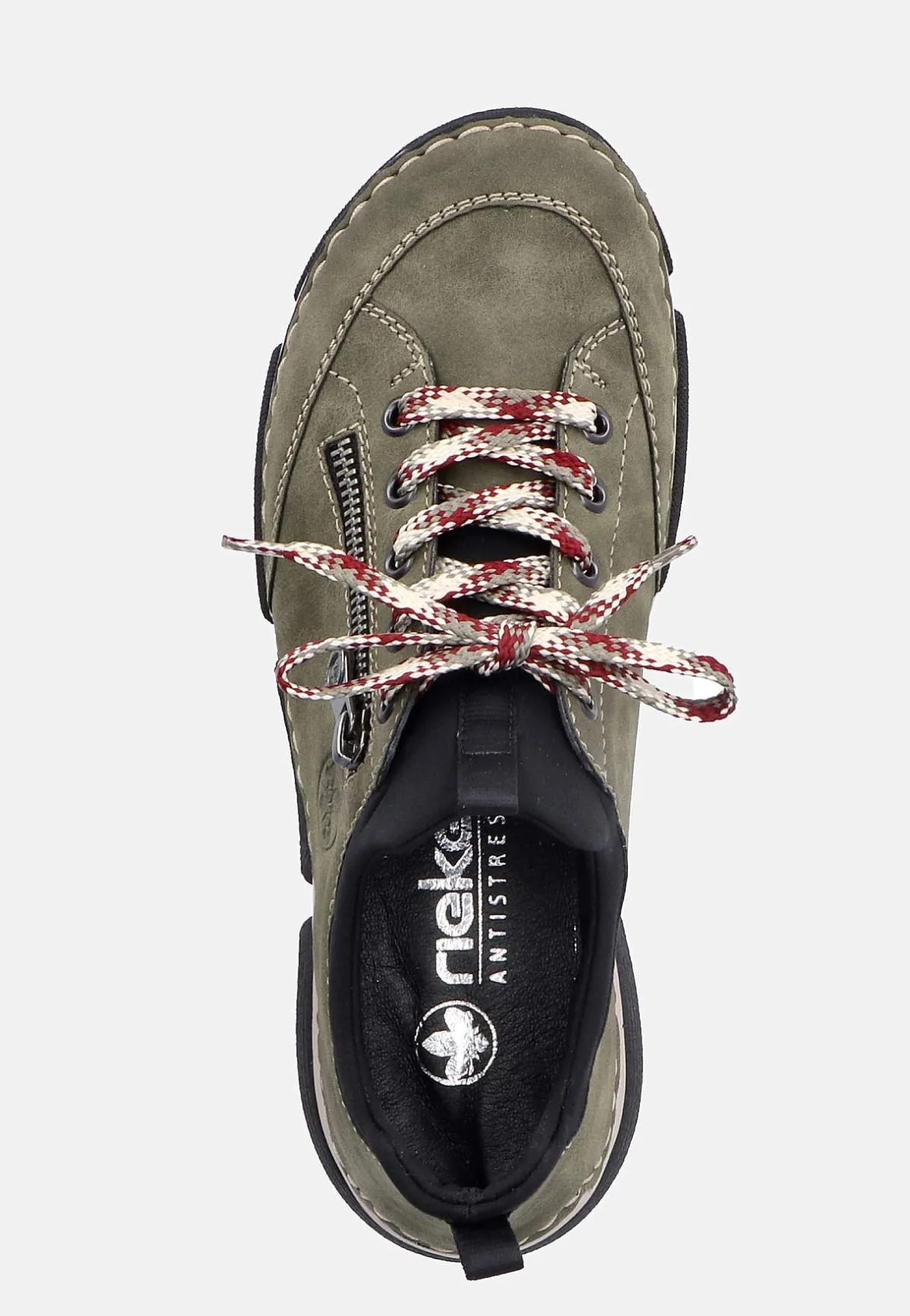 Rieker Slip-on sneaker Vinröd Discount