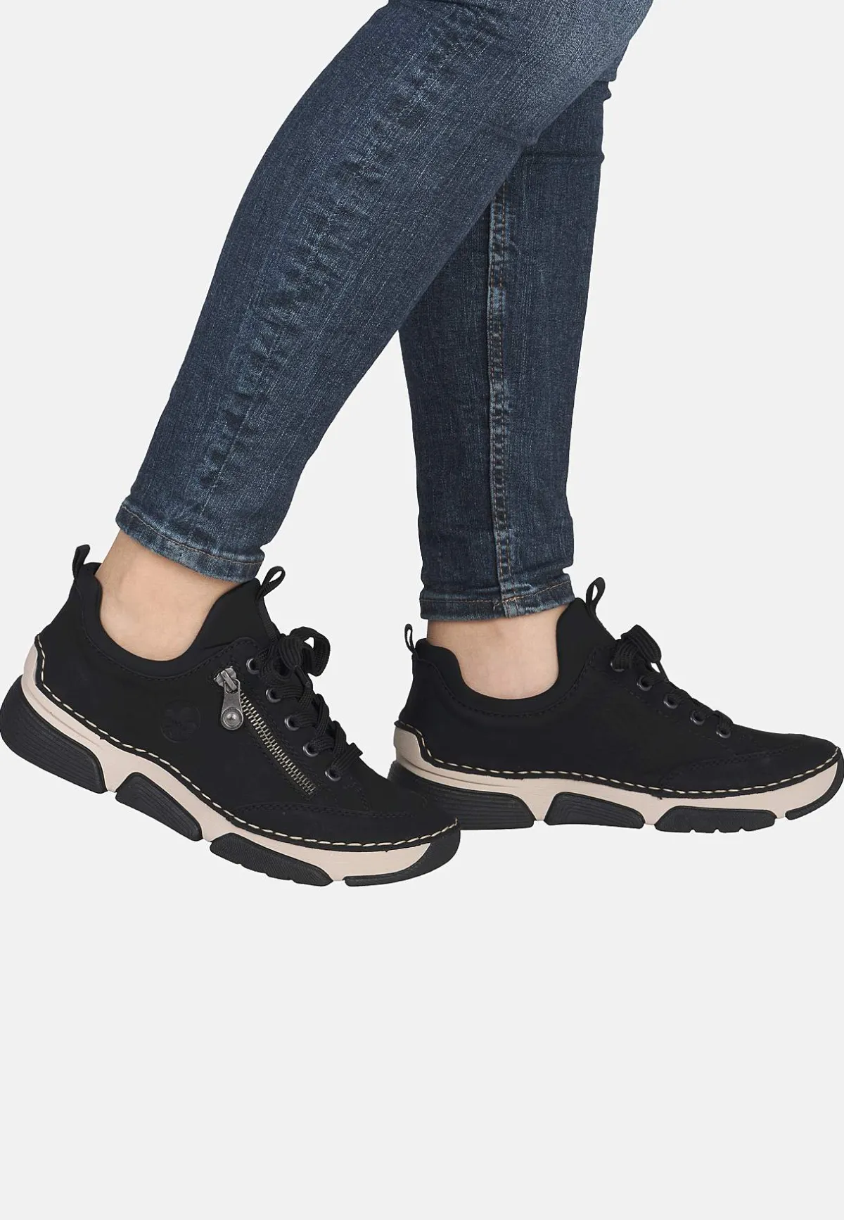 Rieker Slip-on sneaker Vinröd Discount