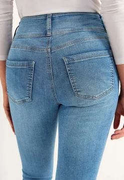 Cellbes of Sweden Smala jeans med hög midja - tre längder Jennifer Ljusblå / Denim