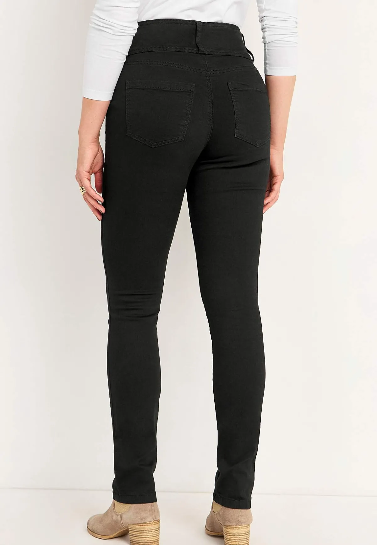 Cellbes of Sweden Smala jeans med hög midja - tre längder Jennifer Svart / Denim Discount