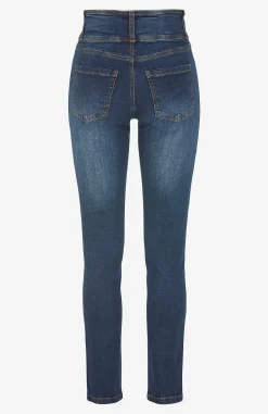 Cellbes of Sweden Smala jeans med hög midja - tre längder Jennifer Mörkblå / Denim Clearance