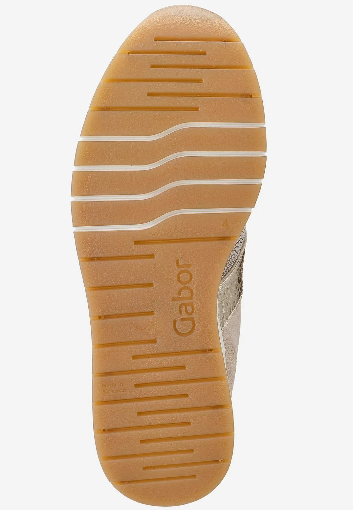 Gabor Sneaker Hallux valgus Beige / Guld Discount