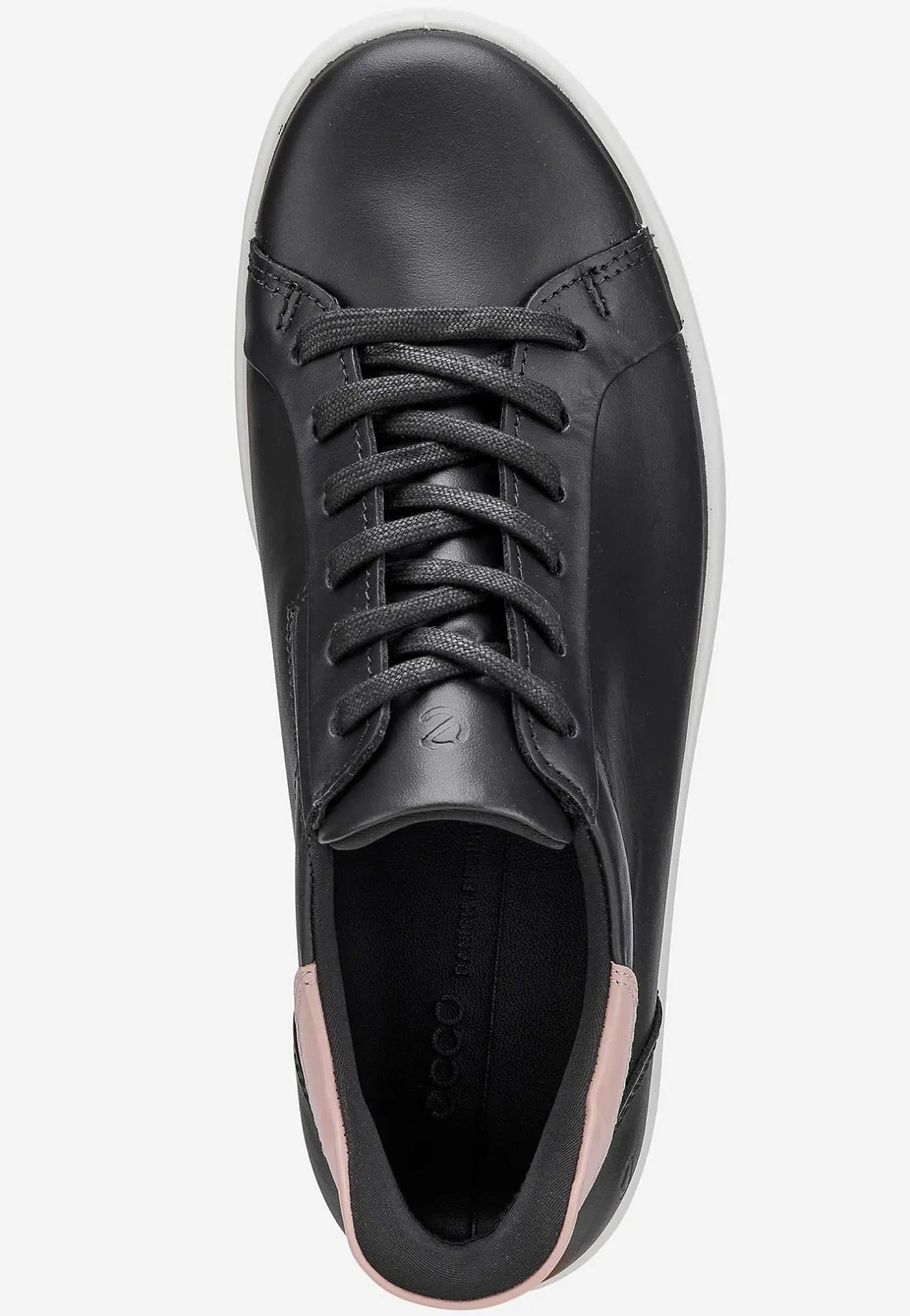 Ecco Sneaker Soft 7 Easy Slip Svart/Rosa Hot