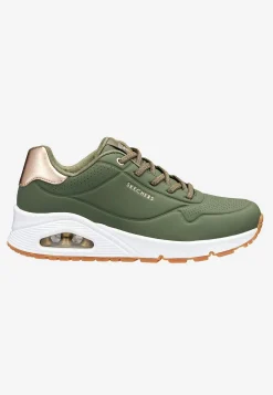 Skechers Sneaker Uno Khakigrön / Vit Discount