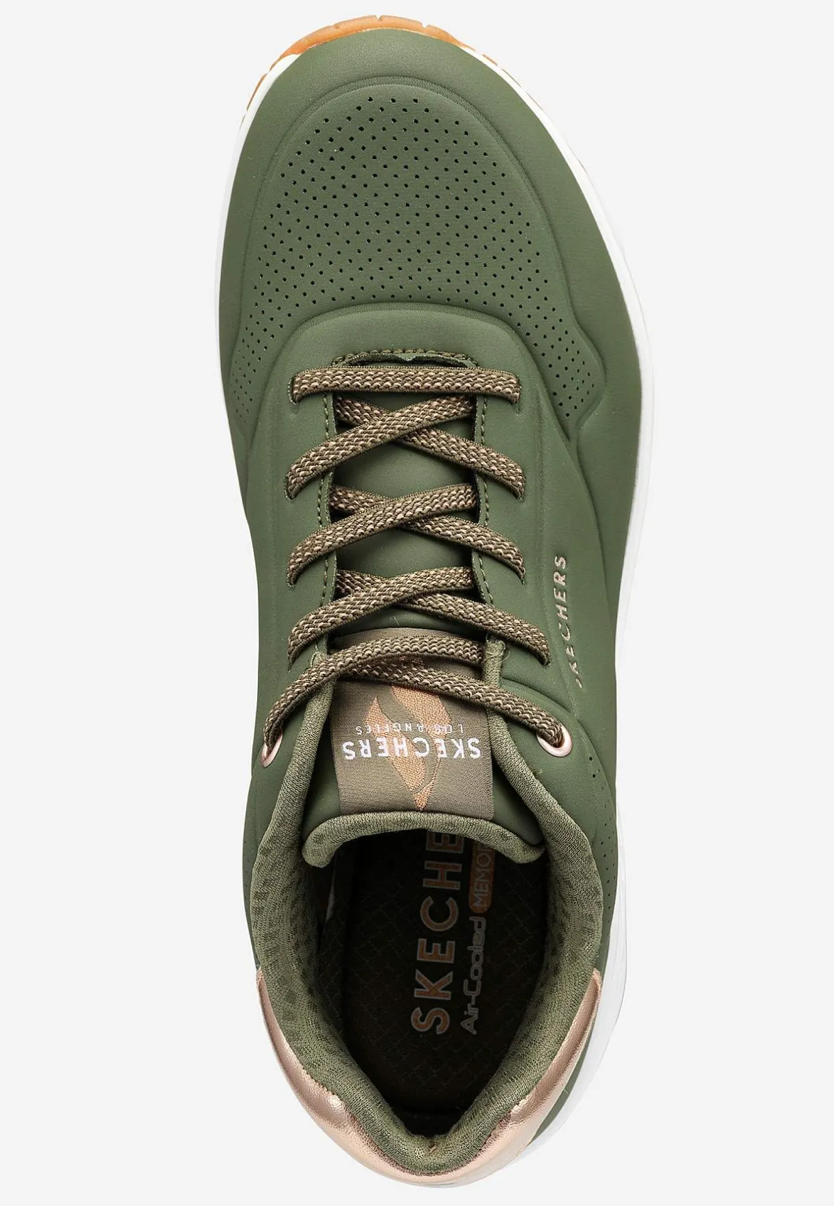 Skechers Sneaker Uno Khakigrön / Vit Discount