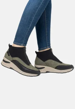 Rieker Sneakerkänga med kilklack Svart / Mönstrad Sale