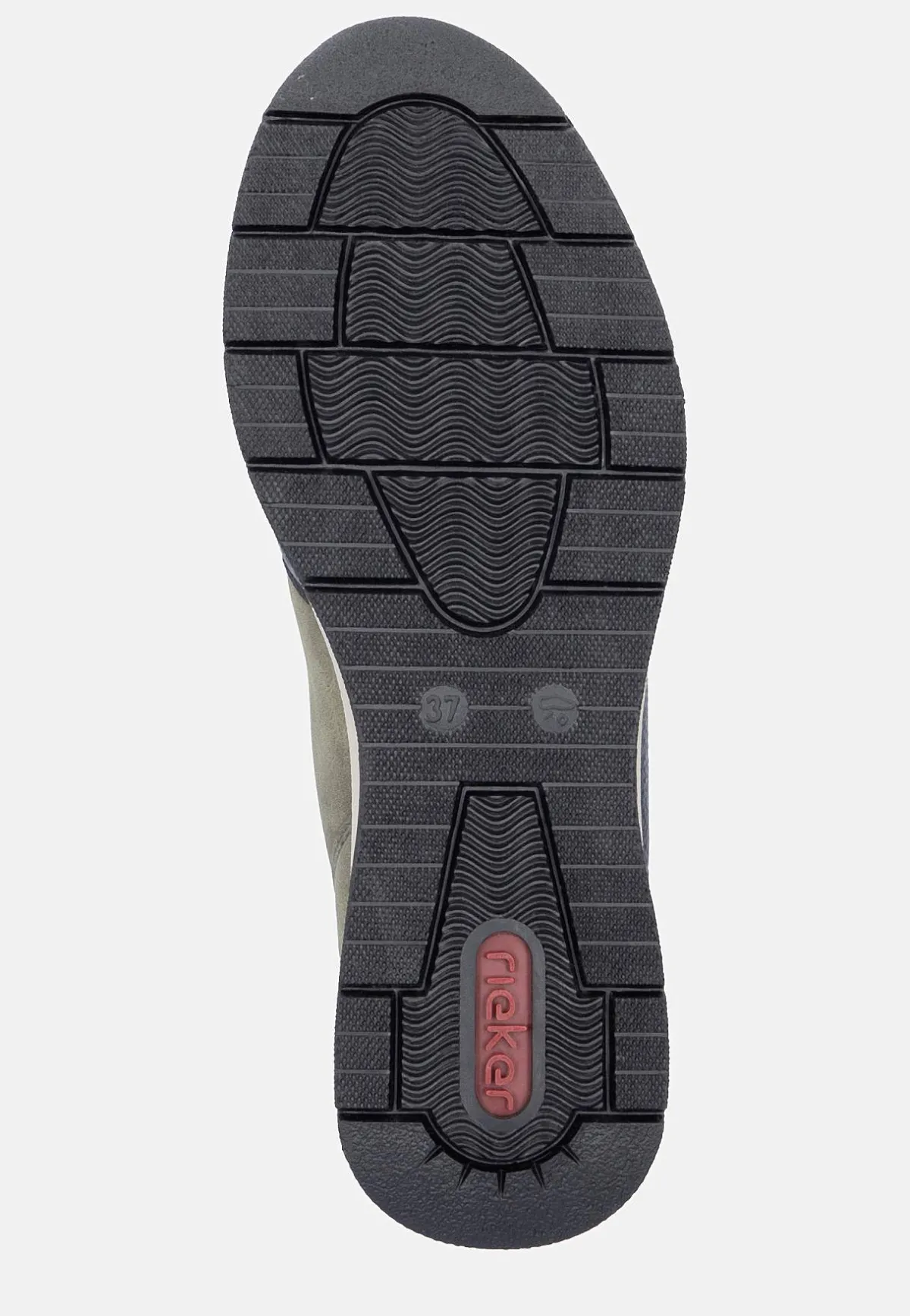 Rieker Sneakerkänga med kilklack Svart / Mönstrad Sale