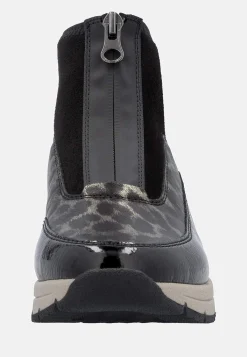 Rieker Sneakerkänga med kilklack Svart / Mönstrad Sale