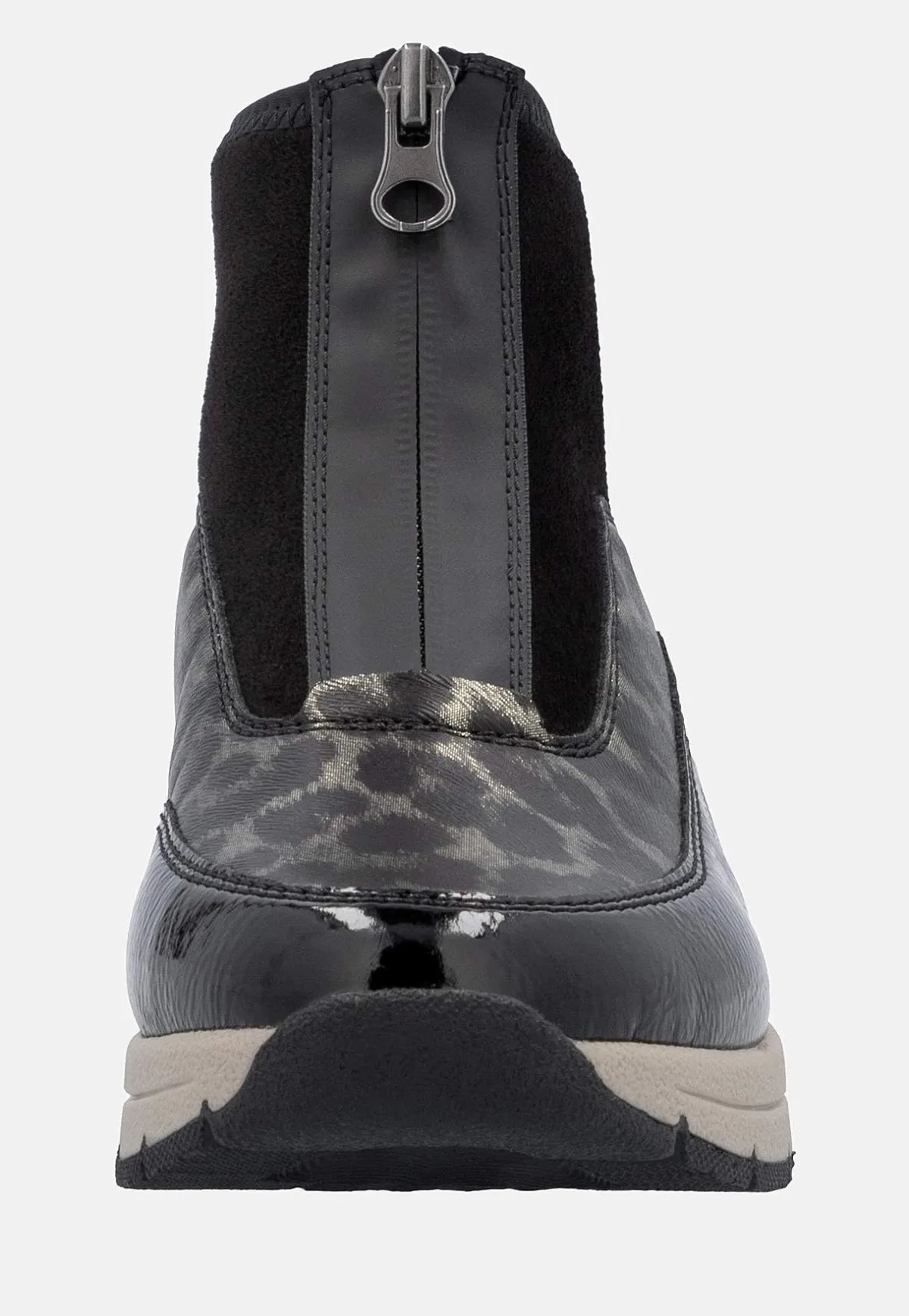 Rieker Sneakerkänga med kilklack Svart / Mönstrad Sale