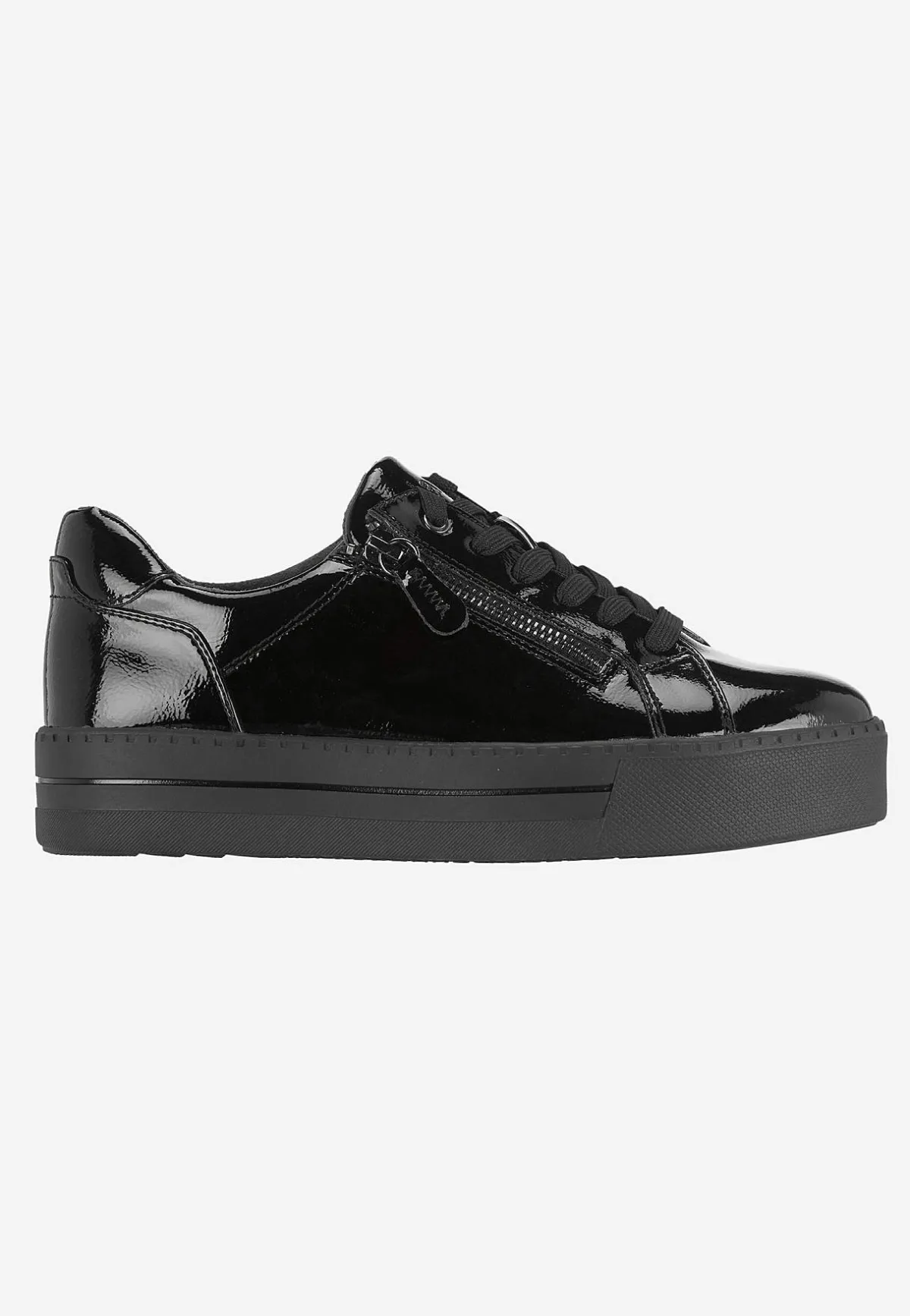 Jana Sneakers med dragkedja Svart Online