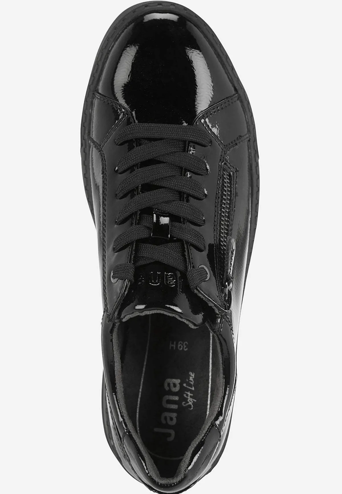 Jana Sneakers med dragkedja Svart Online