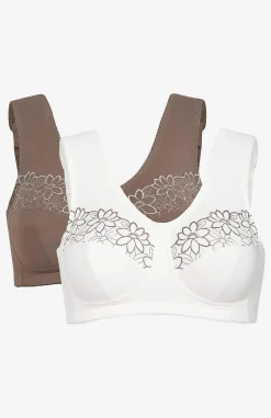 Cellbes of Sweden Soft-bh med broderi Lily 2-pack Sale