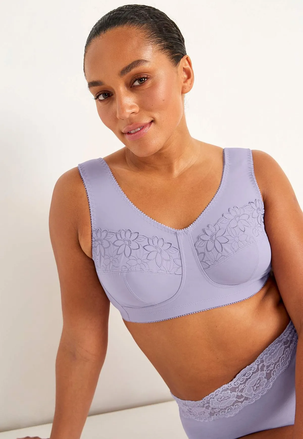 Cellbes of Sweden Soft-bh med broderi Lily 2-pack Sale