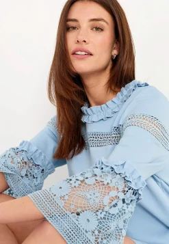 Johanna Toftby x Cellbes Spetsklänning Ljusblå Hot