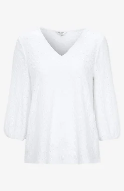 Cellbes of Sweden Spetstopp med hålmönster Vit Hot