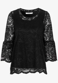 Cellbes of Sweden Spetstopp med trumpetärm Svart Hot