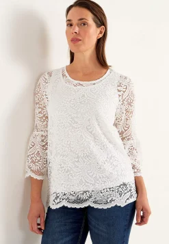 Cellbes of Sweden Spetstopp med trumpetärm Offwhite Online