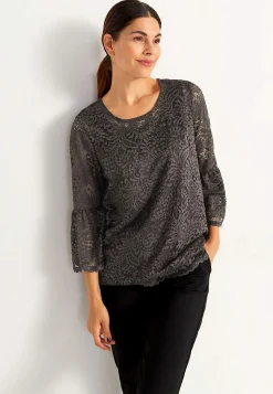 Cellbes of Sweden Spetstopp med trumpetärm Brun Clearance