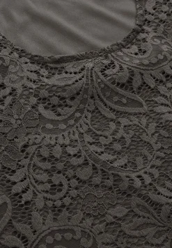 Cellbes of Sweden Spetstopp med trumpetärm Brun Clearance