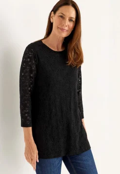 Cellbes of Sweden Spetstunika med rundhals New