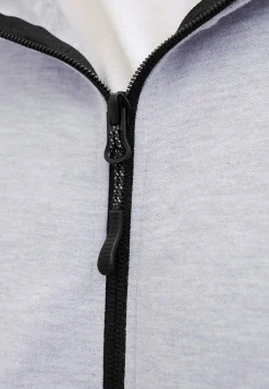 JACK & JONES Sportig huvtröja med dragkedja Ljus gråmelange Hot