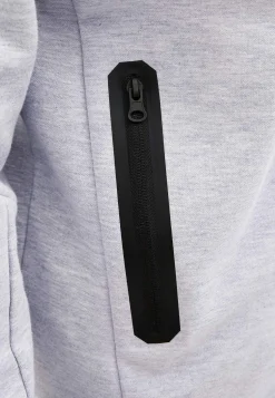 JACK & JONES Sportig huvtröja med dragkedja Ljus gråmelange Hot