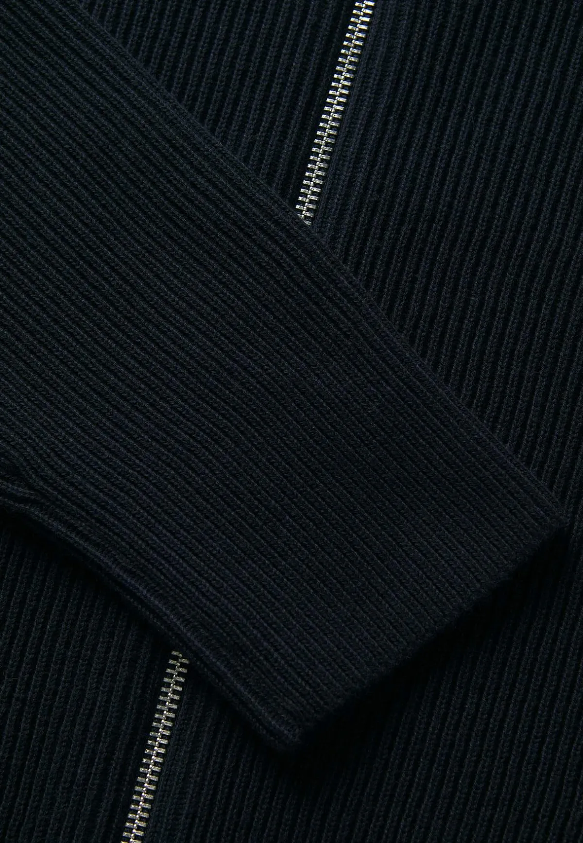 JACK & JONES Stickad cardigan med dragkedja Svart Hot