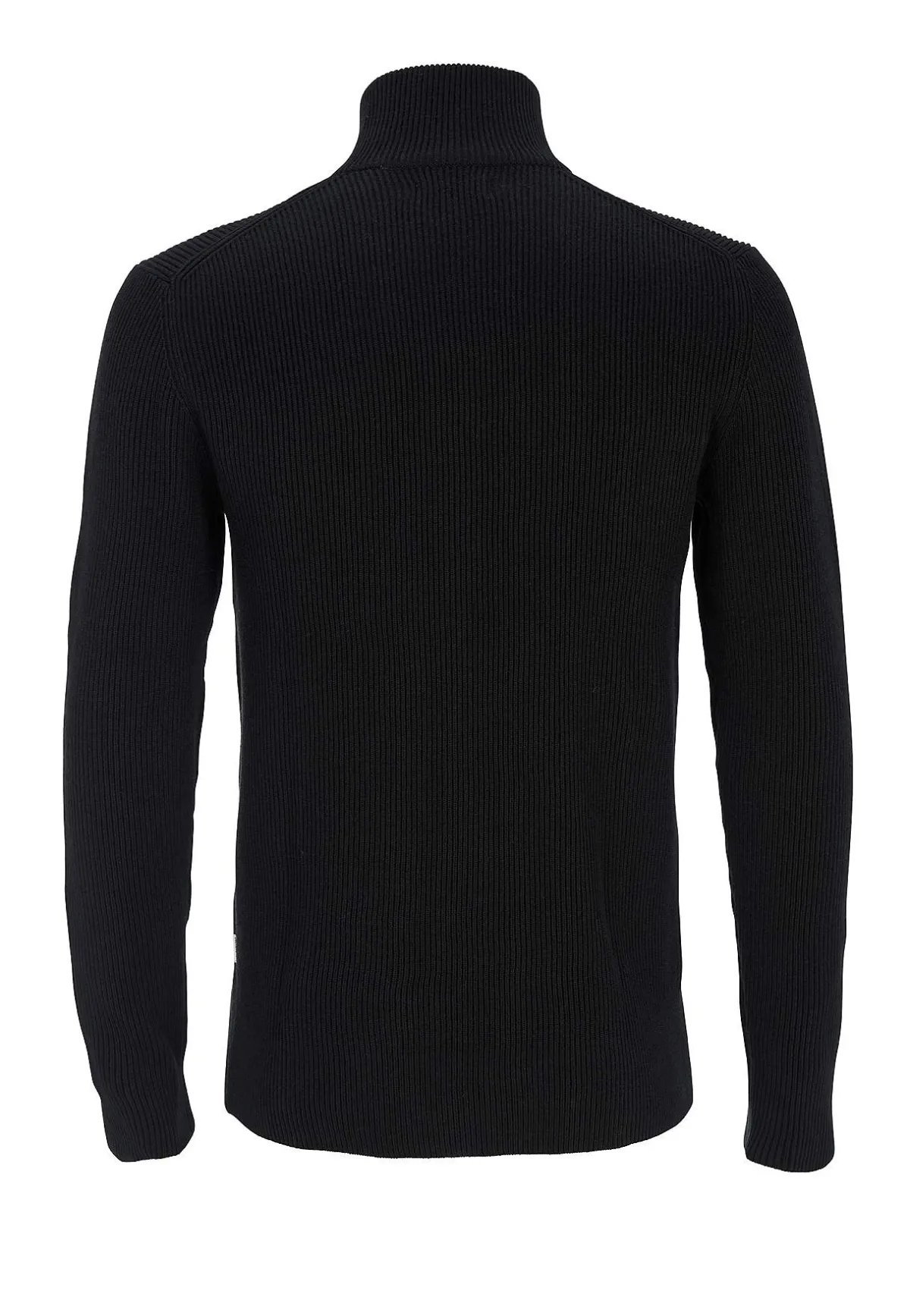 JACK & JONES Stickad cardigan med dragkedja Svart Hot