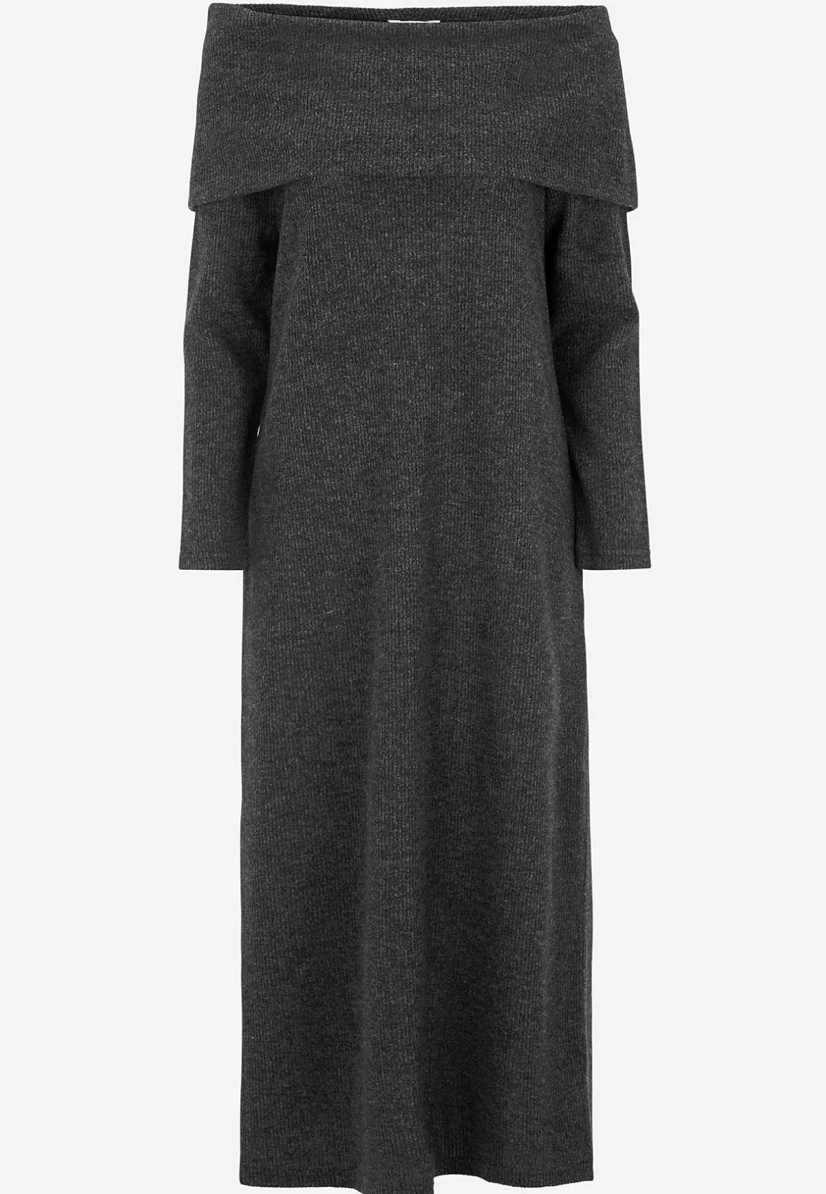 Johanna Toftby x Cellbes Stickad klänning Mörkgrå / Melange Best