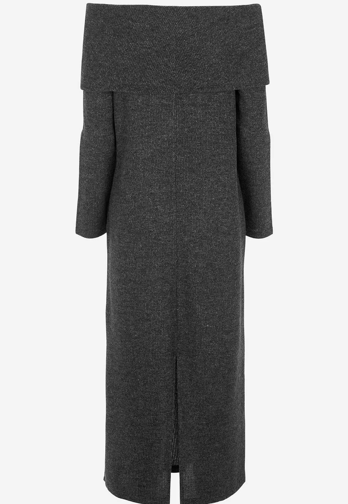 Johanna Toftby x Cellbes Stickad klänning Mörkgrå / Melange Best