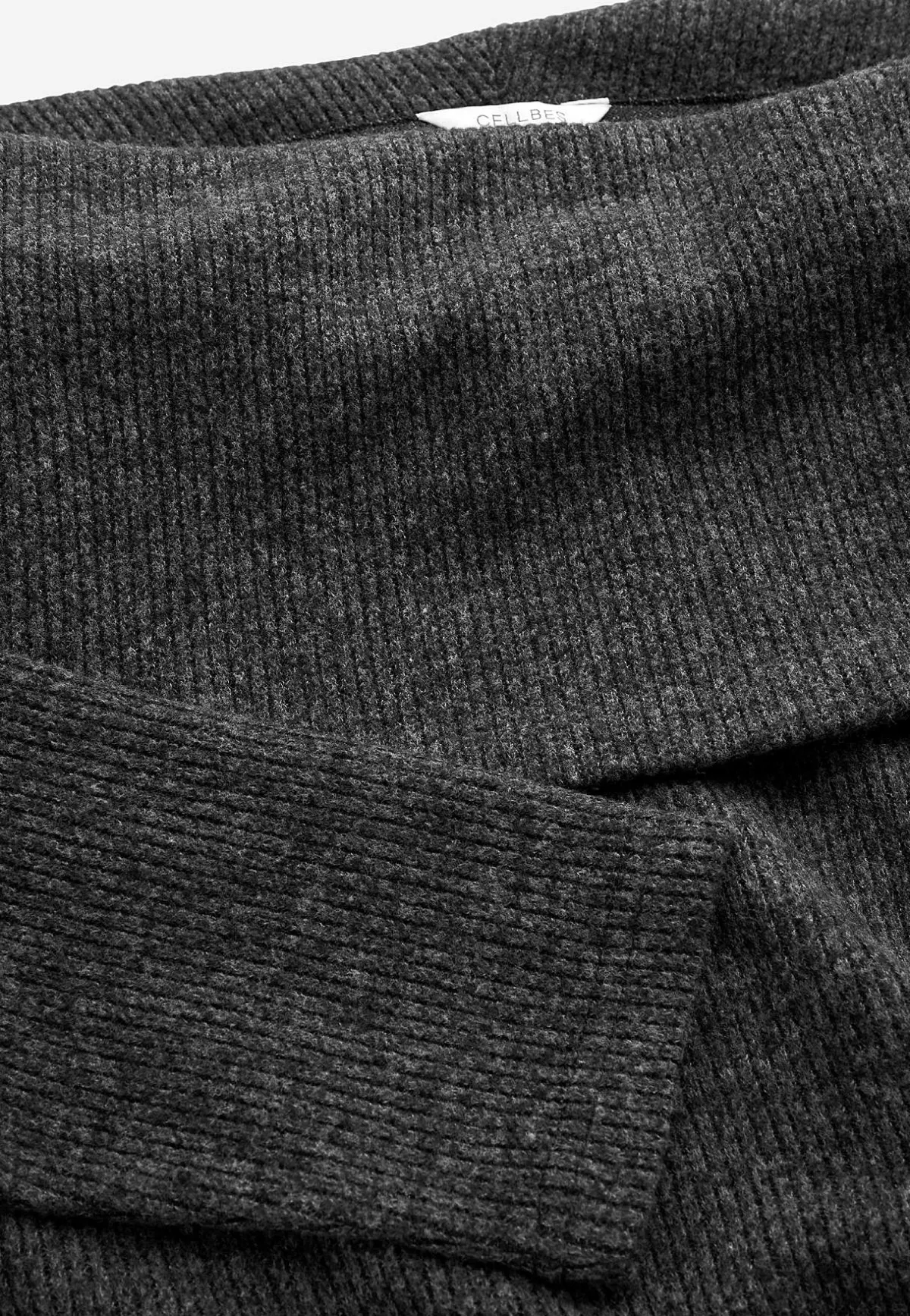 Johanna Toftby x Cellbes Stickad klänning Mörkgrå / Melange Best