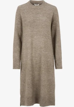 Cellbes of Sweden Stickad, mjuk klänning Beige / Melerad