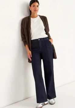 Cellbes of Sweden Stickad, öppen cardigan Brun