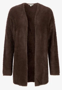 Cellbes of Sweden Stickad, öppen cardigan Brun