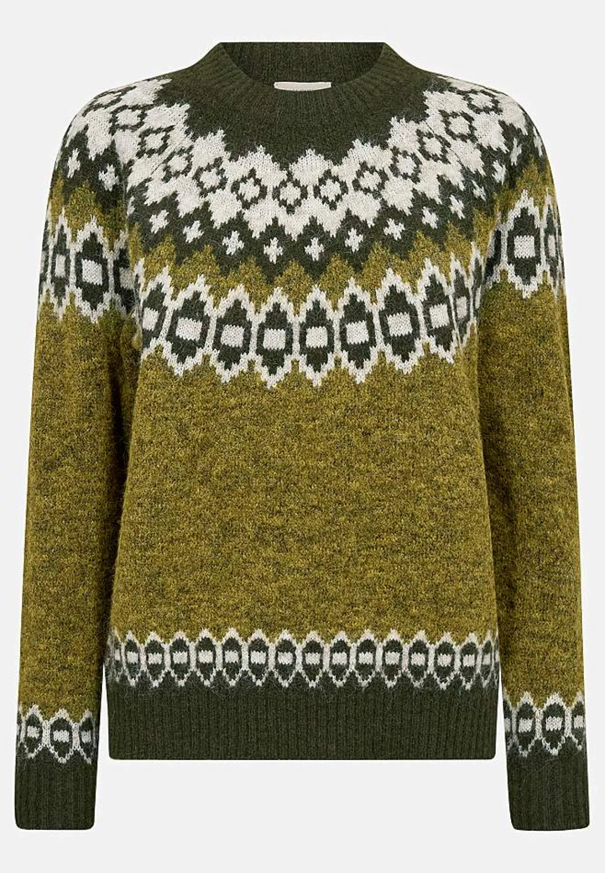 Freequent Stickad tröja med jacquardmönster New