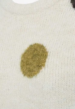 Freequent Stickad tröja med prickar Hot