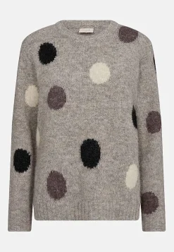 Freequent Stickad tröja med prickar Online