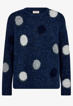 Freequent Stickad tröja med prickar Online