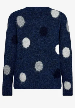 Freequent Stickad tröja med prickar Online