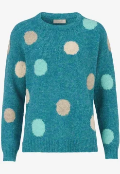 Freequent Stickad tröja med prickar Online