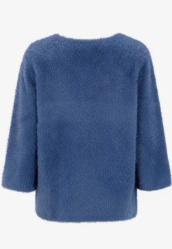 Cellbes of Sweden Stickad tröja med 3/4-ärmar Blå
