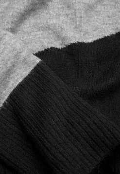 Cellbes of Sweden Stickad tröja med rundhals Grå / Svart Clearance